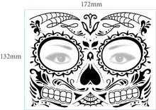 Load image into Gallery viewer, Halloween Tattoo Sticker Paper Day of the Dead Transfer Face Pasters Makeup Party Tattoo Sticker
