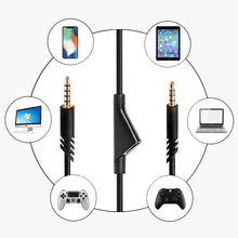 Load image into Gallery viewer, For Logitech Astro A10 A40 A10 Game Headset Cable TPE Control Microphone Mute  Cable
