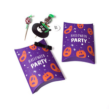 Load image into Gallery viewer, 10pcs Halloween Theme Candy Box Cute Paper Bag Candy Pillow Box Packaging Gift Paper Box
