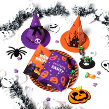 Load image into Gallery viewer, 10PCs Funny Candy Box Halloween Cartoon Hat Candy Cookie Gift Box Colorful Packing Box
