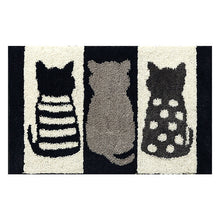 Load image into Gallery viewer, Flocking Ground Mats Bathroom Non-Slip Mat Foot Mats Absorbent Door Mat
