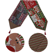 Load image into Gallery viewer, New Christmas Decoration Supplies Knitted Fabric Table Runner Creative Christmas Tablecloth Dining-Table Decoration Home Dress up
