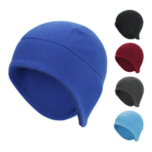 Load image into Gallery viewer, Autumn and Winter Sports Riding Cap Running New Hat Men's and Women's Winter Hat Polar Fleece Sleeve Cap Lightweight Warm Ski Cap
