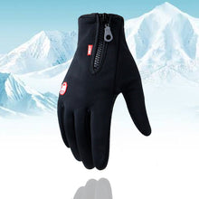Load image into Gallery viewer, Touch Screen Gloves Autumn and Winter Warm with Velvet Cold-Proof Waterproof Men's and Women's Outdoor Riding
