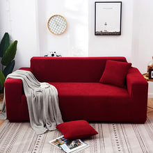 Load image into Gallery viewer, Solid Color Four Seasons Universal Sofa Slipcover Nordic Fashionable Knitted Stretch All-Inclusive Sofa Cover Dustproof Sofa Cushion
