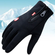 Load image into Gallery viewer, Touch Screen Gloves Autumn and Winter Warm with Velvet Cold-Proof Waterproof Men's and Women's Outdoor Riding
