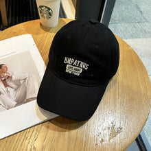 Load image into Gallery viewer, 1989 American Retro Men's And Women's Baseball Caps Street Lettered Embroidery Retro Flat Caps Solid Black And White Hip Hop Cap
