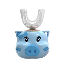Load image into Gallery viewer, [KO] Children Soft Electric  U-shaped Toothbrush Waterproof Electric Toothbrush
