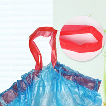 Load image into Gallery viewer, 19pcs/roll Household Thicken Refuse Bag Portable Draw String Bags Plastic Rubbish Bags Office Home Hotel Waste Cleaning Tool
