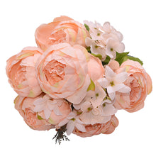 Load image into Gallery viewer, 1Bunch Artificial Peony Flowers Silk Fake Flowers Wedding Party Home Decoration
