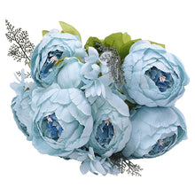 Load image into Gallery viewer, 1Bunch Artificial Peony Flowers Silk Fake Flowers Wedding Party Home Decoration
