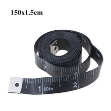 Load image into Gallery viewer, 1PC 60in 150cm Body Measuring Ruler Sewing Tailor Tape Measure Mini Soft Flat Ruler Centimeter Meter Sewing Measuring Tape
