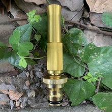Load image into Gallery viewer, 1PC Aluminum Alloy Spray Nozzle Spray Sprinkler High Pressure Direct Spray Garden Hose Adjustable
