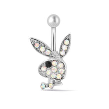 Load image into Gallery viewer, 1PC Cute Bunny Belly Button Ring Piercing Ring Sexy Belly Button Piercing Jewelry
