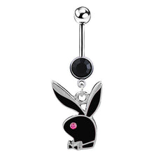 Load image into Gallery viewer, 1PC Rabbit Creativity Belly Button Ring Navel Piercing Ring Cartoon Cat Navel Button Piercings for Women Girls Body Jewelry Gift
