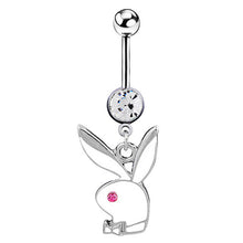 Load image into Gallery viewer, 1PC Rabbit Creativity Belly Button Ring Navel Piercing Ring Cartoon Cat Navel Button Piercings for Women Girls Body Jewelry Gift
