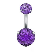 Load image into Gallery viewer, 1PC Steel Belly Button Rings Crystal Piercing Navel Heart Style Navel Piercing Earring Belly Piercing Sexy Body Jewelry Ombligo
