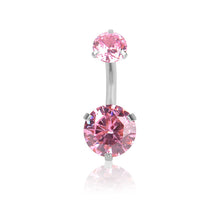 Load image into Gallery viewer, 1PC Steel Belly Button Rings Crystal Piercing Navel Heart Style Navel Piercing Earring Belly Piercing Sexy Body Jewelry Ombligo
