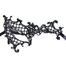 Load image into Gallery viewer, Black Women Sexy Lace Eye Mask Party Masks For Masquerade Halloween Venetian Costumes Carnival Mask For Anonymous Mardi
