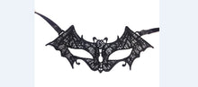 Load image into Gallery viewer, Black Women Sexy Lace Eye Mask Party Masks For Masquerade Halloween Venetian Costumes Carnival Mask For Anonymous Mardi
