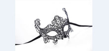 Load image into Gallery viewer, Black Women Sexy Lace Eye Mask Party Masks For Masquerade Halloween Venetian Costumes Carnival Mask For Anonymous Mardi
