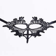 Load image into Gallery viewer, Black Women Sexy Lace Eye Mask Party Masks For Masquerade Halloween Venetian Costumes Carnival Mask For Anonymous Mardi
