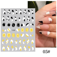 Load image into Gallery viewer, 1Pc 3D Halloween Nail Stickers Anime Joker Spider Snake Sliders Nail Art Stickers Adhesive Christmas Decals Snowflake Decor
