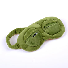 Load image into Gallery viewer, 1pc 3D FROG Sleeping Mask Eyeshade Plush Eye Cover Cartoon Eyeshade for Eye Travel Relax Gift Sleep mask for eyes cute patches
