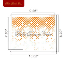 Load image into Gallery viewer, 9pcs/set Geometric Pattern Cookies Stencil Children DIY Drawing Stencil Template Cream Cake Mold Cake Decorating Tool Bakeware
