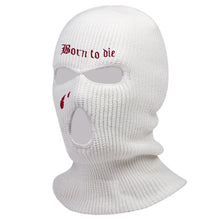 Load image into Gallery viewer, Neck Gaiters 1Pc Embroidery Balaclava Face Mask 3-Hole for Cold Weather, Winter Ski Mask for Men and Women Thermal Cycling Mask Christmas Gif
