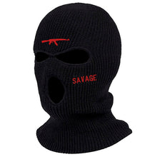 Load image into Gallery viewer, Neck Gaiters 1Pc Embroidery Balaclava Face Mask 3-Hole for Cold Weather, Winter Ski Mask for Men and Women Thermal Cycling Mask Christmas Gif

