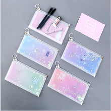 Load image into Gallery viewer, 1Pc Mask Storage Bag Portable PP Face Mask Holder Dustproof Zip Pouch Mask Pollution-Free Save Bags Bills Files Bag Pencil Bags
