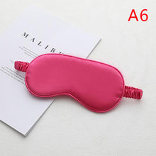 Load image into Gallery viewer, 1Pc Eyeshade Sleeping Eye Mask Cover Eyepatch Blindfold Solid Portable New Rest Relax Eye Shade Cover Soft Pad
