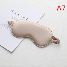 Load image into Gallery viewer, 1Pc Eyeshade Sleeping Eye Mask Cover Eyepatch Blindfold Solid Portable New Rest Relax Eye Shade Cover Soft Pad
