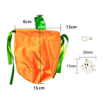 Load image into Gallery viewer, 5pc Sublimation Velvet Pumpkin Candy Bag Halloween Gift Bag Trick or Treat 13x15cm Party Decoration Chocolate Storage Bucket
