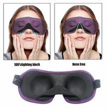 Load image into Gallery viewer, 1pcs 3D Eye Sleep Mask Sleep Rest Eye Patch Shade Cover Travel Relax Aid Blindfolds Women Men Soft Portable Eye Patch
