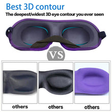 Load image into Gallery viewer, 1pcs 3D Eye Sleep Mask Sleep Rest Eye Patch Shade Cover Travel Relax Aid Blindfolds Women Men Soft Portable Eye Patch
