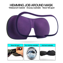 Load image into Gallery viewer, 1pcs 3D Eye Sleep Mask Sleep Rest Eye Patch Shade Cover Travel Relax Aid Blindfolds Women Men Soft Portable Eye Patch
