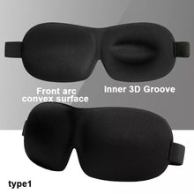 Load image into Gallery viewer, 1Pcs 3D Sleep Mask Natural Sleeping Eye Mask Eyeshade Cover Shade Eye Patch Women Men Soft Portable Blindfold Eyepatch
