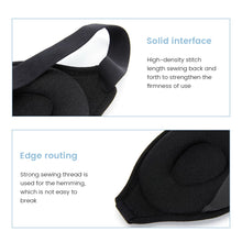 Load image into Gallery viewer, 1Pcs 3D Sleep Mask Natural Sleeping Eye Mask Eyeshade Cover Shade Eye Patch Women Men Soft Portable Blindfold Eyepatch
