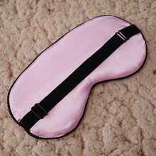 Load image into Gallery viewer, 1Pcs New Pure Silk Sleep Rest Eye Mask Padded Shade Cover Travel Relax Aid Blindfolds
