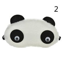 Load image into Gallery viewer, 1PCS Plush Cute Grey Cat Eye Mask Sleeping Mask Eye Shade Cover Blindfold Eyeshade Eyepatch Suitable for Travel Home Gift
