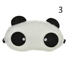Load image into Gallery viewer, 1PCS Plush Cute Grey Cat Eye Mask Sleeping Mask Eye Shade Cover Blindfold Eyeshade Eyepatch Suitable for Travel Home Gift
