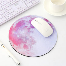 Load image into Gallery viewer, 1PCS Round Mouse Pad Soft Mat Desktop Non-slip Rubber Pad PC Mouse Pad Round Desk Gamer Gaming Comfortable Mat For PC Laptop
