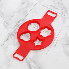 Load image into Gallery viewer, 1Pcs Silicone Non Stick Fantastic Egg Pancake Maker Ring Kitchen Baking Omelet Moulds Flip Cooker Egg Ring Mold
