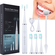 Load image into Gallery viewer, 6-in-1 Electric Toothbrush Dental Calculus Remover Whitener Scaler Tooth Cleaner Rechargeable Tarta
