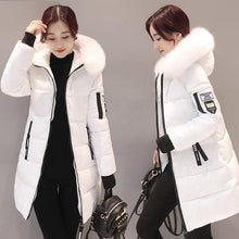 Load image into Gallery viewer, Fashion Women Winter Casual Hooded Down Cotton Cotton-padded Jacket Warm Coats
