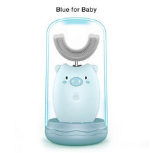Load image into Gallery viewer, Children's Electric Toothbrush Cartoon Blu-ray Whitening Teeth Brush Rechargeable Waterproof Sound
