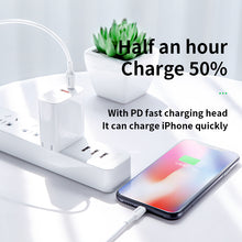 Load image into Gallery viewer, llano White 1.2m TPE Type-C to Lightning Data Cable MFi Certified PD Flash Charging  Cable for iphone and ipad
