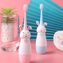 Load image into Gallery viewer, Children Smart Sonic Electric Bunny Toothbrush 3 Soft Bristles 31000 Stroke IPX7 Waterproof Function (Suitable For Over 3 Years Old)
